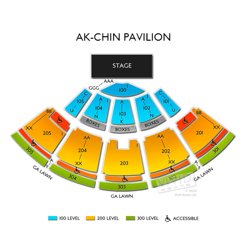 Ak-Chin Pavilion Seating Chart